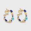 Mini Flower Whirl Earrings