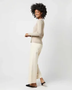 Nia Long-Sleeved Ribbed Cardigan