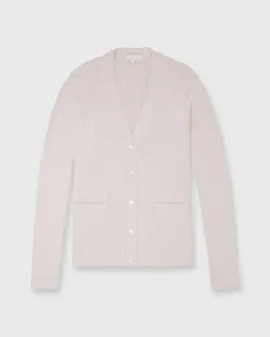 Nia Long-Sleeved Ribbed Cardigan