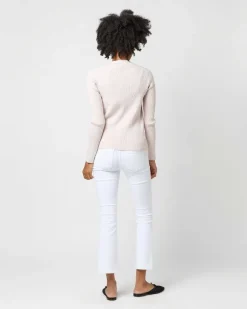 Nia Long-Sleeved Ribbed Cardigan