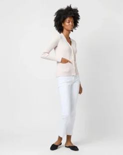 Nia Long-Sleeved Ribbed Cardigan