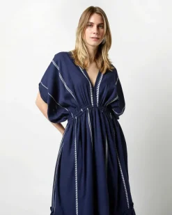 Nunu Plunge Neck Dress
