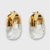 Organic Hoop Earrings