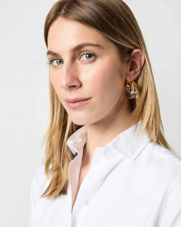 Organic Hoop Earrings