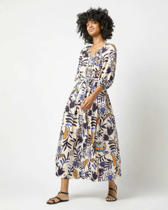 Pleated Wrap Midi Skirt