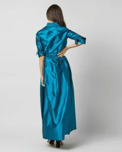 Pleated Wrap Skirt