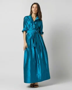Pleated Wrap Skirt