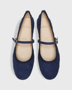 Quilted Mary Jane Ballet Flat