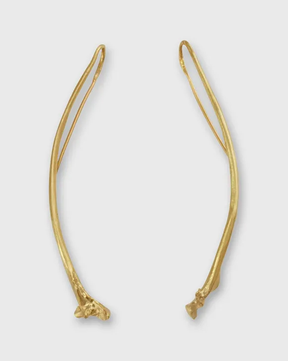 Rattlesnake Rib Earrings