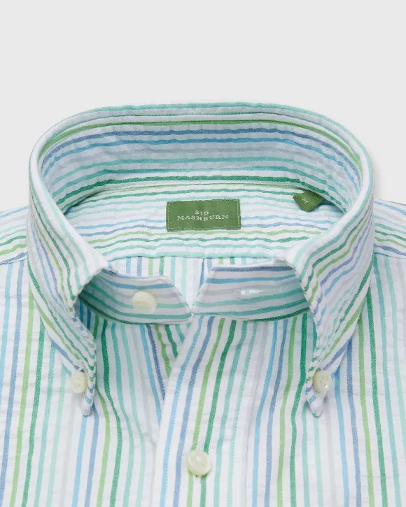 Short-Sleeved Button-Down Popover Sport Shirt