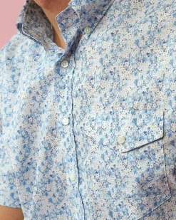 Short-Sleeved Button-Down Sport Shirt