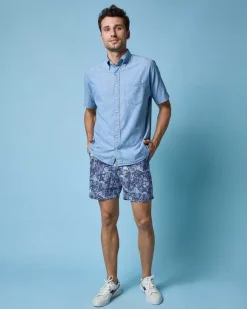 Short-Sleeved Button-Down Sport Shirt