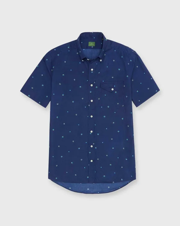 Short-Sleeved Button-Down Sport Shirt