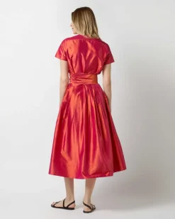 Short-Sleeved Classic Shirtwaist Dress