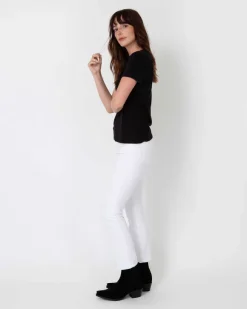 Short-Sleeved Deep-V Tee