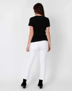 Short-Sleeved Deep-V Tee