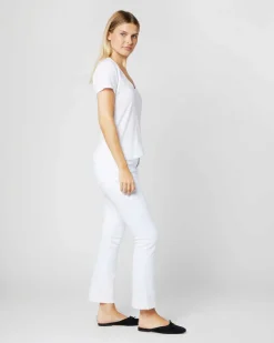 Short-Sleeved Deep-V Tee