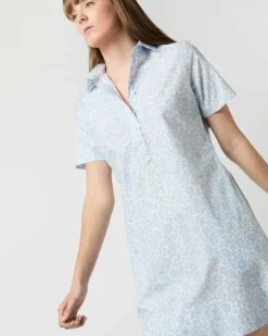Short-Sleeved Popover Dress