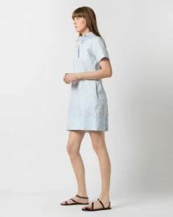 Short-Sleeved Popover Dress