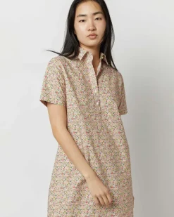 Short-Sleeved Popover Dress
