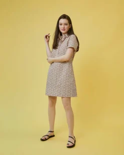 Short-Sleeved Popover Dress