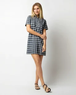 Short-Sleeved Popover Dress