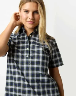 Short-Sleeved Popover Dress