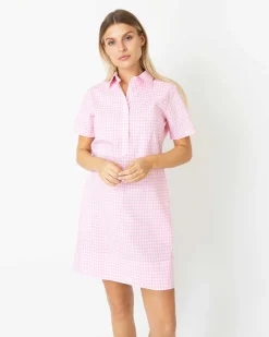 Short-Sleeved Popover Dress