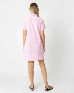 Short-Sleeved Popover Dress