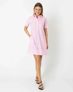 Short-Sleeved Popover Dress