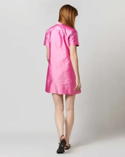 Short-Sleeved Popover Dress