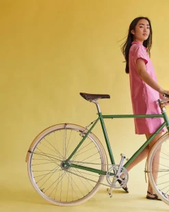 Short-Sleeved Popover Dress