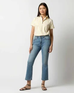Short-Sleeved Tomboy Popover Shirt