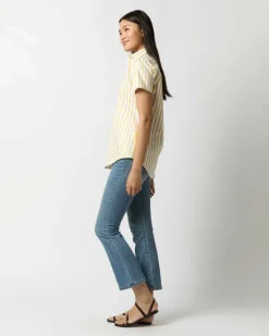 Short-Sleeved Tomboy Popover Shirt