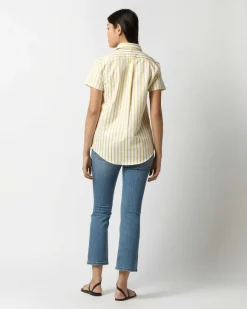Short-Sleeved Tomboy Popover Shirt