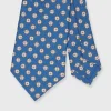 Silk/Linen Print Tie