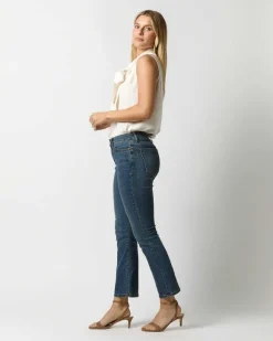 Sleeveless Tie-Neck Blouse