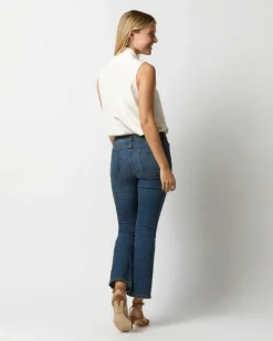 Sleeveless Tie-Neck Blouse