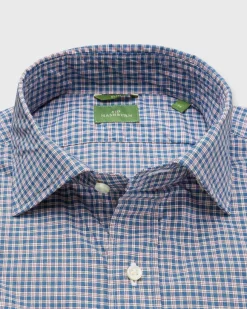 Slim-Fit Spread Collar Sport Shirt