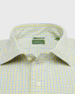 Slim-Fit Spread Collar Sport Shirt