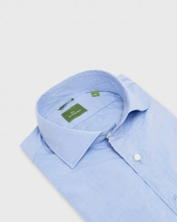 Slim-Fit Spread Collar Sport Shirt