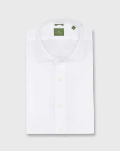 Slim-Fit Spread Collar Sport Shirt