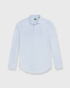 Spread Collar Popover Shirt
