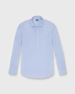 Spread Collar Popover Sport Shirt