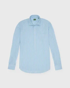 Spread Collar Popover Sport Shirt