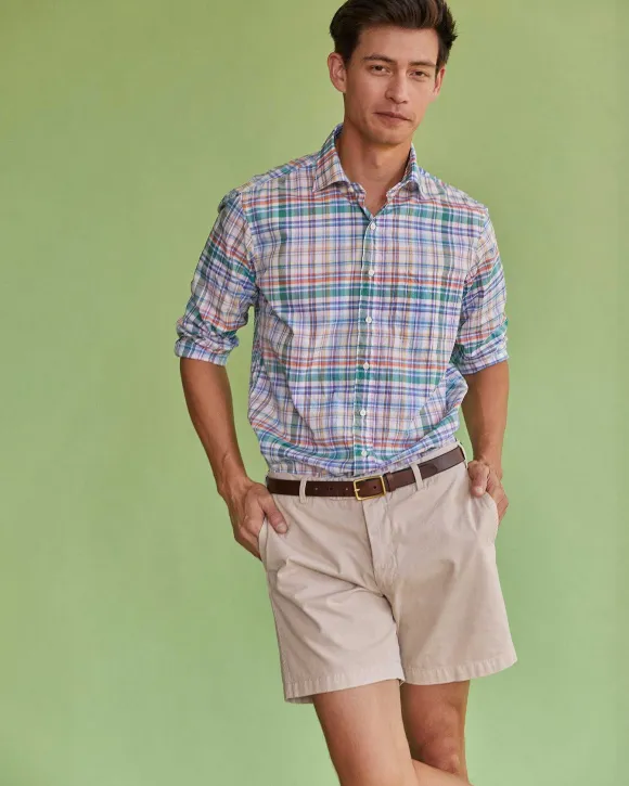 Spread Collar Sport Shirt