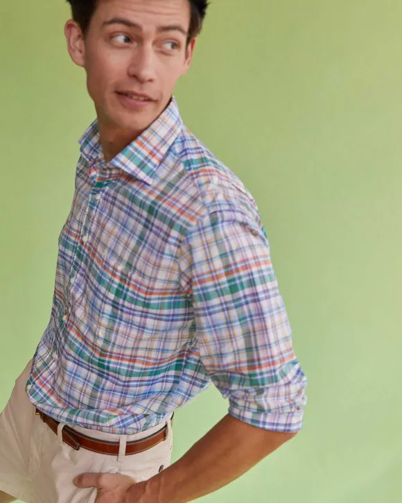 Spread Collar Sport Shirt