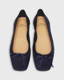 Square-Toe Ballet Flat