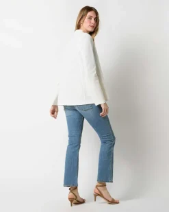 Stand-Up Collar Blazer