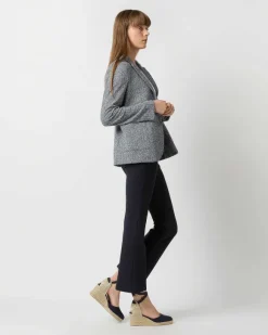 Stand-Up Collar Blazer